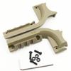Jmtac M9 Picatinny Rail Adapter Mount, 21mm Under Rail Laser Flashlight Mount for M9, with 3 Screws, 3 Nuts, and a Hexagon Wrench (Tan) view 1