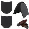 Shoes Heel Repair Rubber Pads 2 Pairs 3.5 mm Thick Extra Large Black Resistant Anti-Slip Boot Heel Replacement Soles Pad Sheets for Mens & Womens Shoes view 1