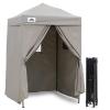 EAGLE PEAK Flex Ultra Compact 5x5 Pop-up Canopy, Sun Shelter, Changing Room, Portable Privacy Canopy Cabana for Pool, Fashion Photoshoots, or Camping, Gray view 1