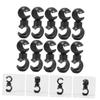 Angoily 40pcs Bike Cable Clips Rotating S-Hook Bike Cable End Caps for Road and Mountain view 3