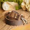 MayaCraft Full Grain Leather Replacement Strap for Handbags, Purses, Crossbody Bags, & Laptop Cases | Adjustable Shoulder Strap with Swivel Clasps | Brown, 0.6 in. Wide view 4