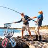 Drkicsy 3 Claw Fish Gripper, Fishing Pliers Gripper Metal Fish Control Clamp Claw, Eagle Claw Fish Gripper Fish Pliers Fish Grabber Fish Grip Tackle Tool Control Forceps Fishing Accessories (3 Claw) view 3