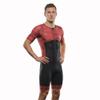 SLS3 Triathlon Suits Mens - Aerodynamic Sleeved Tri Suit Men Lightweight Trisuit with Premium FX Fabrics - 2 Pockets (Flash, Small) view 2