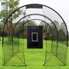 Supvision Batting Cage Backstop with Strike Zone Heavy Duty PVC Coated Oxford Fabric Vinyl Baseball Backstops with Catcher Softball Pitcher Training Equipment Aid 4 x 6 Ft 600D Rectangular view 4