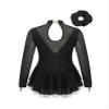 Agoky Girls Long Sleeve Figure Ice Roller Skating Dress Gymnastic Leotard Costume Lyrical Modern Contemporary Dancewear White 12 Years view 3