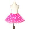 AIMAOMI Skirt Outfits Polka Dot Tulle SkirtGirls Ballet Kids Skirt Toddler Baby Girls Dress Skirt (Hot Pink, 2-8 Years) view 2