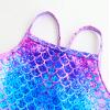 Girls Swimsuit Pink Blue Mermaid Scale Bathing Suits Swimwear for 9-10 Years Old Kids Hawaii Holiday Summer Surfing view 3