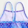 Girls Swimsuit Pink Blue Mermaid Scale Bathing Suits Swimwear for 9-10 Years Old Kids Hawaii Holiday Summer Surfing view 4