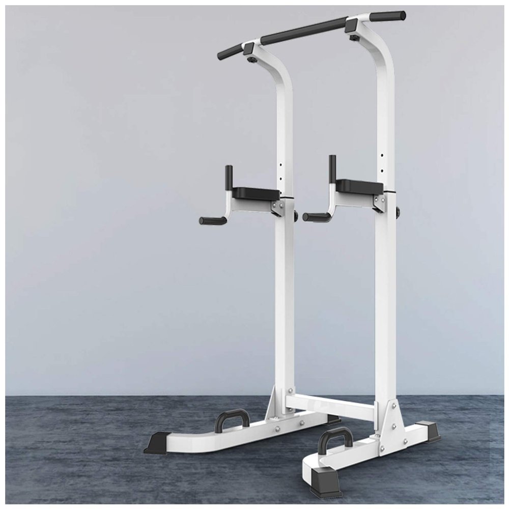 Multi-Function Workout Dip Station for Home Gym Training Fitness Exercise Equipment Professional Adjustable Height Pull/Push Up Bar Tower,