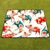 AQUNNEW Luxury Outdoor Picnic Blanket Extra-Large Waterproof Foldable Beach Mat Ideal for Picnics, Beaches and Outdoor Adventures Durable Picnic Mat Pig view 2