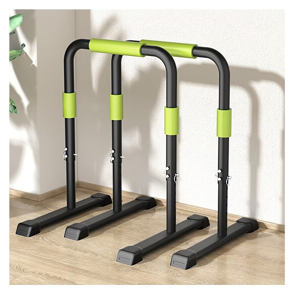 Dip Bar Heavy Duty Parallel Bars Dip Station Adjustable Multifunction Dip Stand 550LBS Loading Capacity for Home Workout Gymnastics Calisthenics