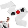 Ipetboom Japanese Headband Samurai Bandana Martial Arts Headband for Workout Sports view 1