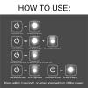 NDNCZDHC LED Flashlight Strong IPX4 Waterproof 5 Level Adjustable Outdoor Portable Camping Light view 2