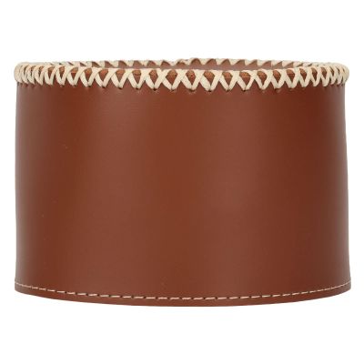 NDNCZDHC Gas Tank Protective Case PU Leather Fuel Cylinder Canister Storage Cover Bag for Outdoor Camping(Dark Brown)