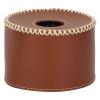 NDNCZDHC Gas Tank Protective Case PU Leather Fuel Cylinder Canister Storage Cover Bag for Outdoor Camping(Dark Brown) view 2