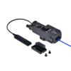 Metal CQL-1-Mod Box Laser Sights,with IR Laser+Red/Green/Blue Laser Sight,with M300/M600 Series Flashlight Base Mount and Pressure Switch,Fit 20mm Rail (Blue Laser BK) view 1