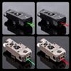 Metal CQL-1-Mod Box Laser Sights,with IR Laser+Red/Green/Blue Laser Sight,with M300/M600 Series Flashlight Base Mount and Pressure Switch,Fit 20mm Rail (Blue Laser BK) view 2