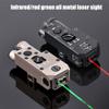 Metal CQL-1-Mod Box Laser Sights,with IR Laser+Red/Green/Blue Laser Sight,with M300/M600 Series Flashlight Base Mount and Pressure Switch,Fit 20mm Rail (Blue Laser BK) view 3