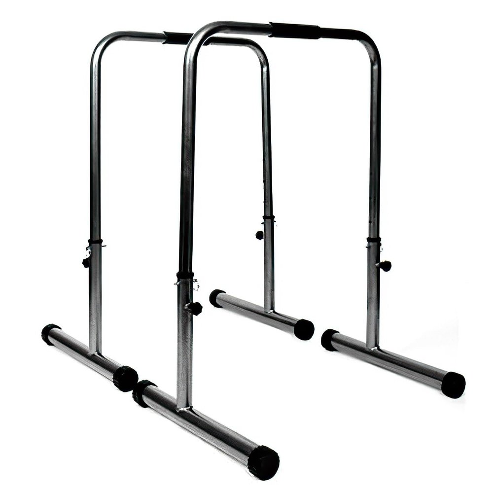 Dip Station, Adjustable Dip Stand, Heavy Duty Dip Bar Station, 244LBS Loading Capacity for Home and Gym Calisthenics, Gymnastics, Strength Training