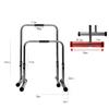 Dip Station, Adjustable Dip Stand, Heavy Duty Dip Bar Station, 244LBS Loading Capacity for Home and Gym Calisthenics, Gymnastics, Strength Training view 2