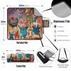 AQUNNEW Luxury Outdoor Picnic Blanket Extra-Large Waterproof Foldable Beach Mat Ideal for Picnics, Beaches and Outdoor Adventures Durable Picnic Mat Pig view 3