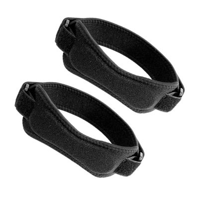 FOMIYES 2pairs Protective Knee Straps for Sports Patellar Belts for Men and Women Breathable Support for Running Hiking Basketball and More Black