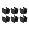 6pcs Billiards Snooker Cue Locating Clip Holder, Billiard Pool Carrier Clip Fishing Rod Holder, Plastic Billiards Pool Single Holder Mini Rod Organizer Carrier Accessory for Pool Cues Rack Storage view 4
