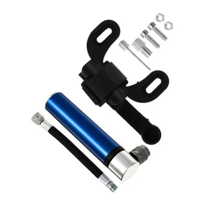 Beatifufu Mini Bike Inflator Kit 1 Set Bicycle Pump Portable Air Compressor Tire Air Pump Pump for Inflatables Bike High Pressure Inflatable Pump Handheld Basketball Aluminum Alloy