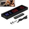 LED Interval Timer for Fitness Training - Workout Countdown Clock with Stopwatch & Up Timer Functionality for Home Gym view 2