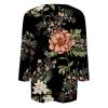 slqdgmryz 3/4 Sleeve Tops for Women Plus Size Round Neck Tshirts Shirts Spring Printed Floral Blouses Casual Ethnic Three Quarter Loose Cute Tunic Tops to with Leggings Womens Plus Size Tops 2025 view 4