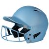 Champro HX Rise Fastpitch Batting Helmet with Facemask, Large, Light Blue view 1
