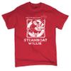 Steamboat Willie Vintage Life Preserver T-Shirt 1928 Cartoon Classic Timeless Retro Iconic Mouse Beach Men's Tee Red XX-Large view 1