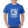 Steamboat Willie Vintage Life Preserver T-Shirt 1928 Cartoon Classic Timeless Retro Iconic Mouse Beach Men's Tee Blue XX-Large view 2