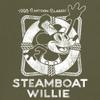 Steamboat Willie Vintage Life Preserver T-Shirt 1928 Cartoon Classic Timeless Retro Iconic Mouse Beach Men's Tee Military Green XX-Large view 3