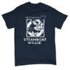 Steamboat Willie Vintage Life Preserver T-Shirt 1928 Cartoon Classic Timeless Retro Iconic Mouse Beach Men's Tee Navy Blue XX-Large view 1