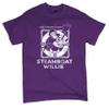 Steamboat Willie Vintage Life Preserver T-Shirt 1928 Cartoon Classic Timeless Retro Iconic Mouse Beach Men's Tee Purple XX-Large view 1