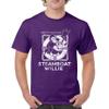 Steamboat Willie Vintage Life Preserver T-Shirt 1928 Cartoon Classic Timeless Retro Iconic Mouse Beach Men's Tee Purple XX-Large view 2
