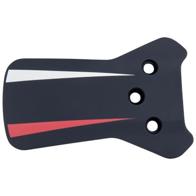 Champro HX Jaw Guard, Scarlet, White, Navy