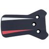 Champro HX Jaw Guard, Scarlet, White, Navy view 1