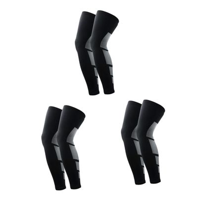 FOMIYES 6pcs Breathable Mtb Knee Pads Compression Sleeve for Men Women Sports Protection