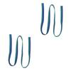 BESPORTBLE 2pcs Portable Karate Belt for Taekwondo Training Lightweight Comfortable Uniform Belt for Boys for Martial Arts Practice Competitions