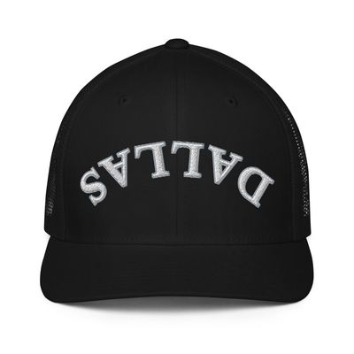 Aura Lifestyle Upside Down Dallas Closed-Back Trucker Cap