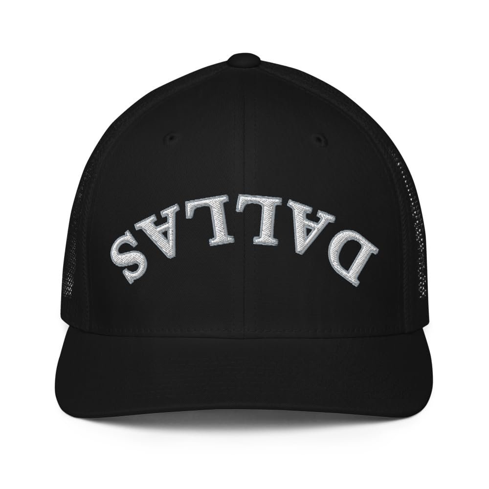 Aura Lifestyle Upside Down Dallas Closed-Back Trucker Cap