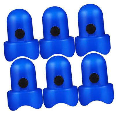 BESPORTBLE 6sets Durable Plastic Trampoline Rod Caps and Protectors Easy to Install Replacement Accessories for Trampoline Enclosure Connection for Long-Lasting Use