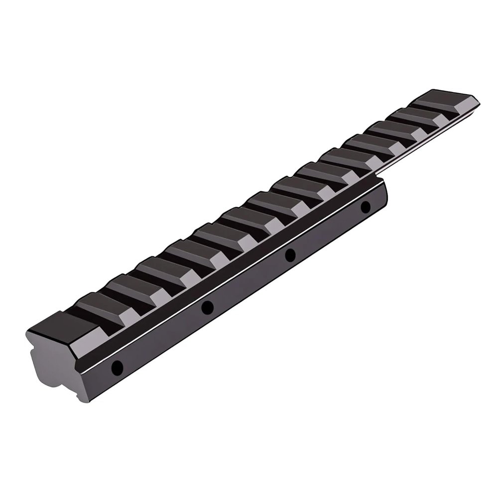 Gotical Low Profile 11mm / 3/8" Dovetail to Picatinny Rail Adapter Converter Durable Item longlasting (14 Slot Extension Low Profile Rail) Durable