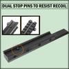 Gotical Low Profile 11mm / 3/8" Dovetail to Picatinny Rail Adapter Converter Durable Item longlasting (14 Slot Extension Low Profile Rail) Durable view 4
