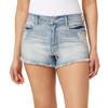 WallFlower Women's Fearless Curvy Denim Fashion Shorts High-Rise Insta Vintage Juniors, Annie, 9 view 1