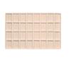 5 Pc 32 Compartment Display Tray Inserts (Beige) view 1