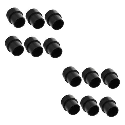 VANZACK 12pcs Multipurpose Non- Foot Pads for Trampolines and Furniture Mats to Prevent Sliding and Reduce Noise Easy to Install Black