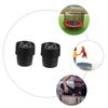 VANZACK 12pcs Multipurpose Non- Foot Pads for Trampolines and Furniture Mats to Prevent Sliding and Reduce Noise Easy to Install Black view 3